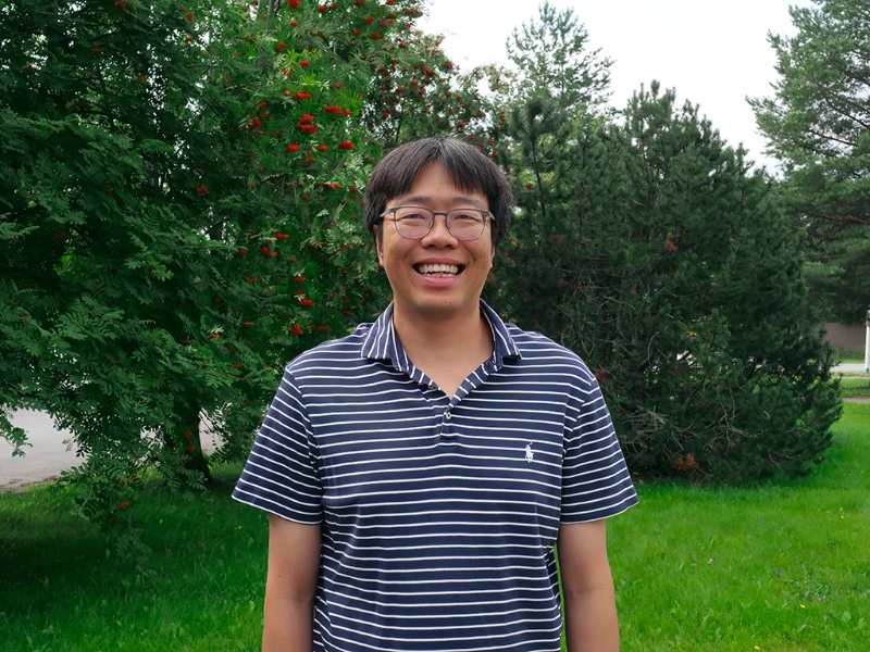 Man smiling
