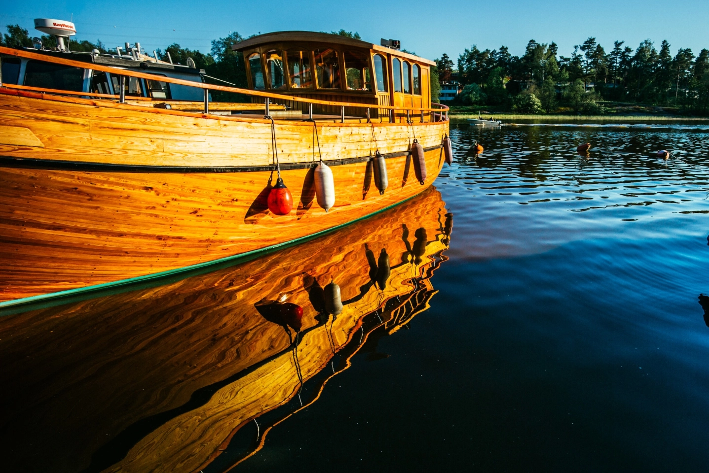 A boat by the sea